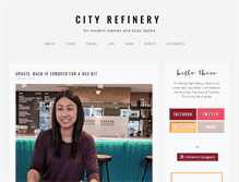 Tablet Screenshot of cityrefinery.com